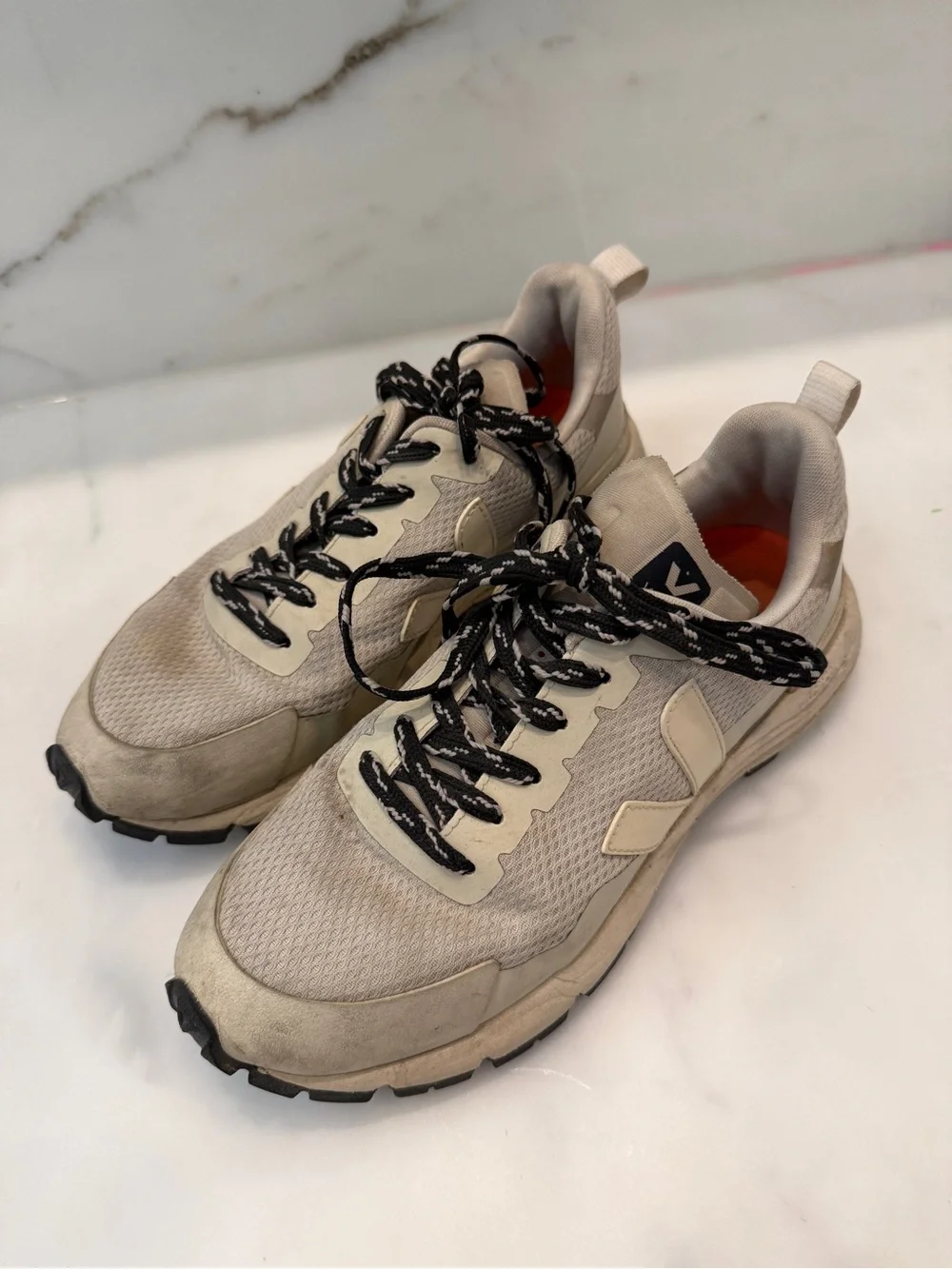 Veja Neutral Beige Athletic Sneakers